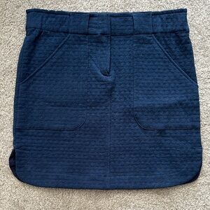 Garnet Hill Deep Blue Mini Skirt